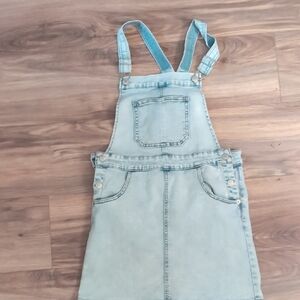 Girls Size 10-12 Art Class Light Blue Denim Dress